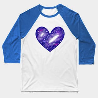 Cosmic Heart Space Heart Celestial Love Design for Cosmic Souls Baseball T-Shirt